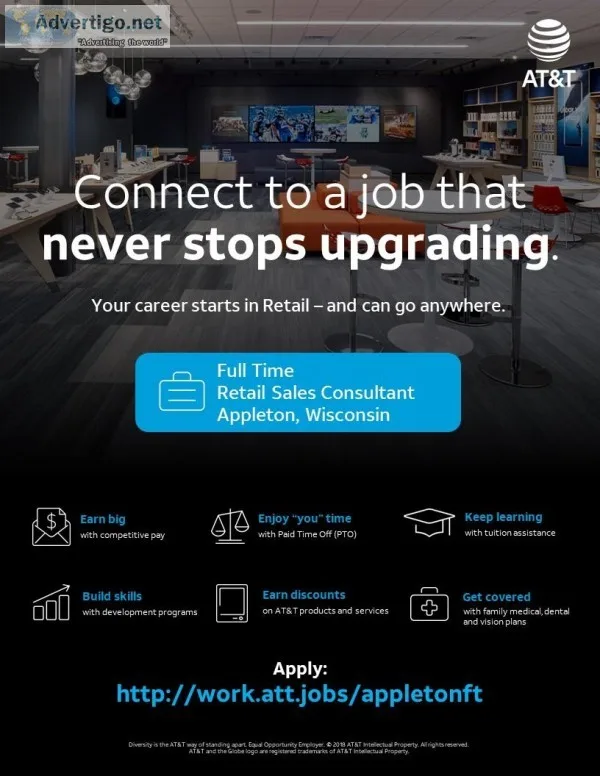 Full Time Retail Sales Consultant - AppletonWI