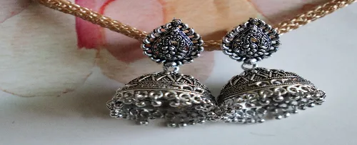 Latest Antique Jhumka Earrings Online  Aarnascreation