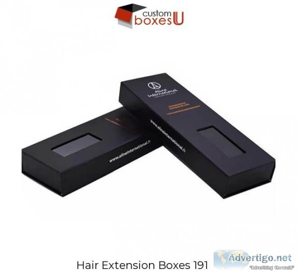Custom Hair Extension packaging at wholesale in TexasUSA