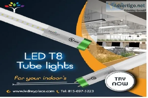 SAVE MORE ENERGY BY REPLACING THE FLUORESCENT TUBE LIGHTS