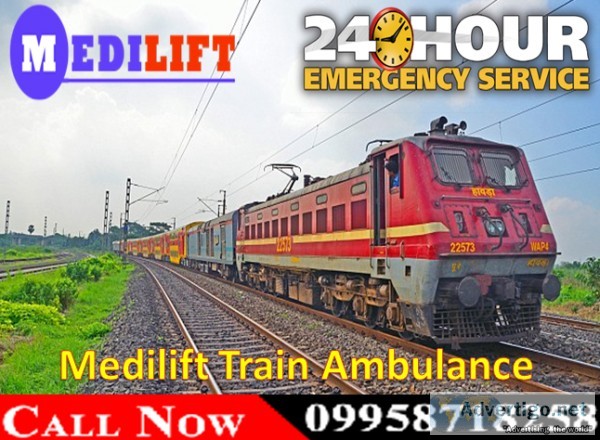 Medilift Train Ambulance in Darbhanga &ndash Get ICU Patient Tra