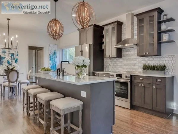 Townplace Cream Kitchen Cabinets - StockCabinetExpress