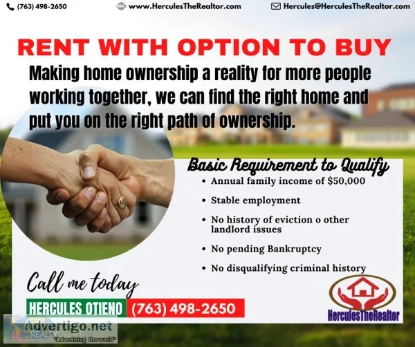 Rent With Option To Buy