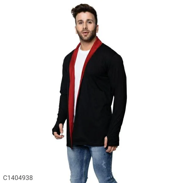 Cotton ChecksPrinted Full Sleeves Hoodie Shrug