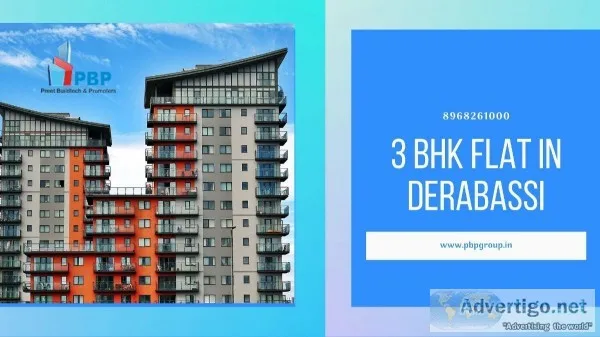 3 bhk flat in derabassi