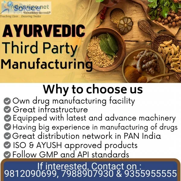 Third Party Ayurvedic Manufacturing