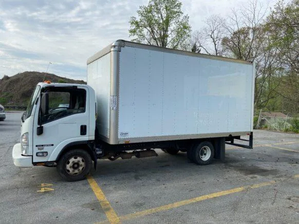 2016 Isuzu NPR Gas with 16ft Van body with only 95K Miles and Fa
