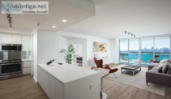 stunning 3 bedroom water front condo