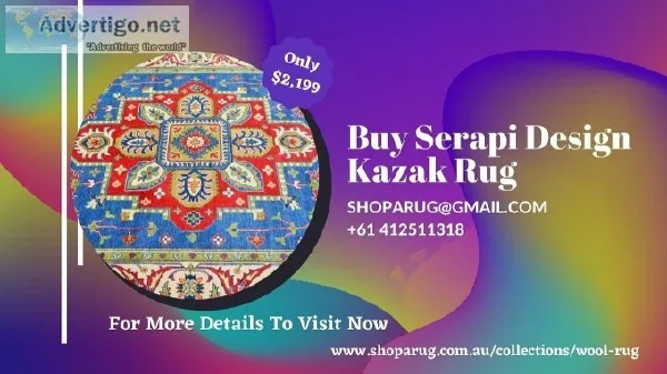 Buy Serapi Design Kazak Rug
