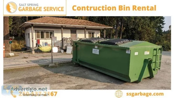 Bin Rental Service in Salt Spring  SS Garbage
