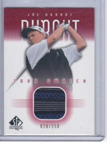 Joe Durant 2001 Upper Deck Tour Swatch (020250) JDu-TS