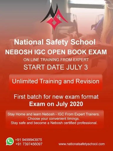 NEBOSH IGC Course in Chennai - 100% Govt approved NEBOSH IGC Cou