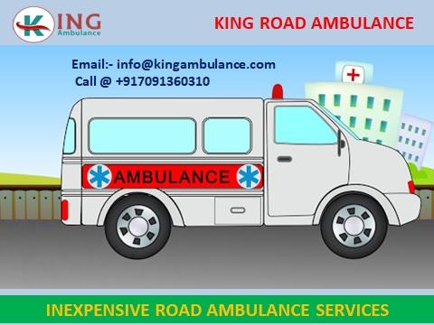 Quality King Road Ambulance Service in Dhanbad at Low-Fare
