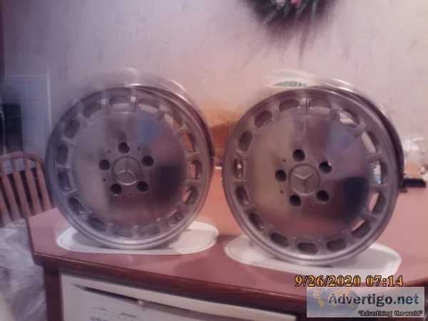 Two  1991 Mercedes Rims