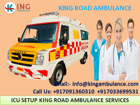 ICU Facility Advanced Ambulance Service in Indira Nagar by King