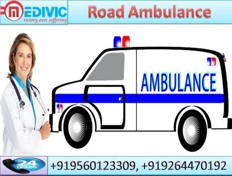 Book Medivic Road Ambulance Service in Purnia by a Phone Call
