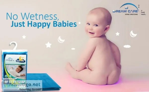 Waterproof baby dry sheet