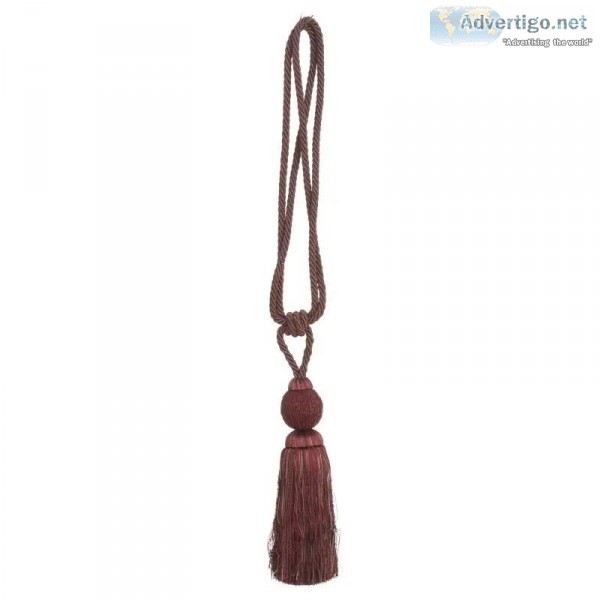 BEST TO BUY ONLINE RUBY BEADED BALL DECORATIVE TASSELS