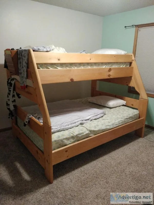 Bunk Bed  Full size Mattress for sale