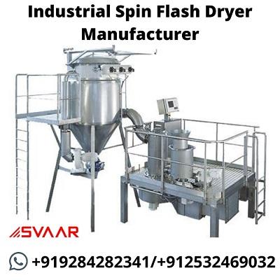 Top Industrial Spin Flash Dryer Manufacturer in India
