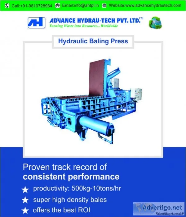 Scrap Baling Press Machine for Compacting Metal Scrap