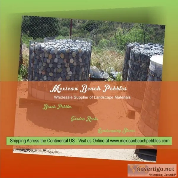 LANDSCAPE ROCKS and BEACH PEBBLES Wholesalers - Nationwide Deliv