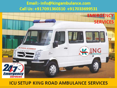 Top and Finest King Ambulance Service in Darbhanga with Medical 