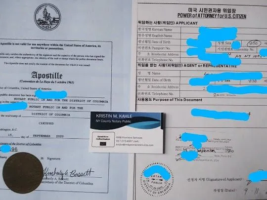 SOUTH KOREAN POWER OF ATTORNEY EXPRESS APOSTILLE SERVICES