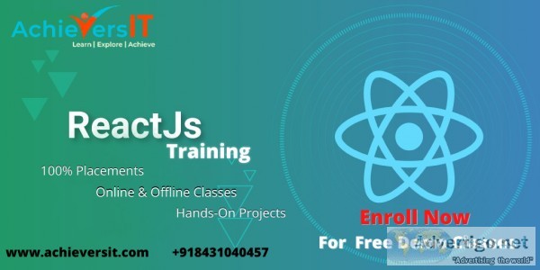 Best reactjs training with 100% placement