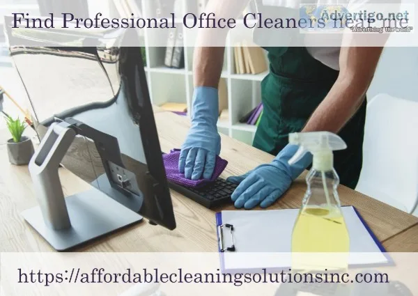 Find Professional Office Cleaners near me