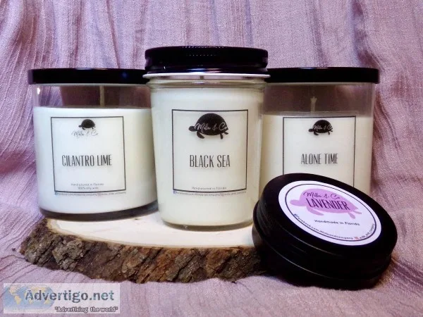 Candles and lotions