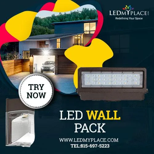 WEATHER-PROOF OUTDOOR LED WALL PACK LIGHTS