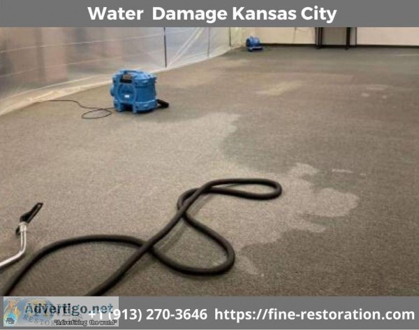 Water Damage Restoration Service at Kansas City