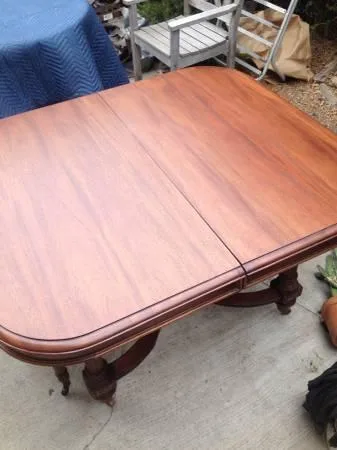 RESTORED ANTIQUE EXTENDABLE TABLE