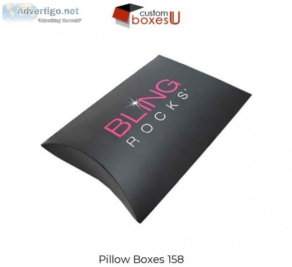 Custom Pillow Boxes Wholesale for Packaging in Texas