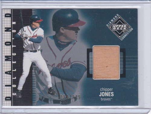 Chipper Jones 2002 Upper Deck Diamond Collection Game Used Bat (