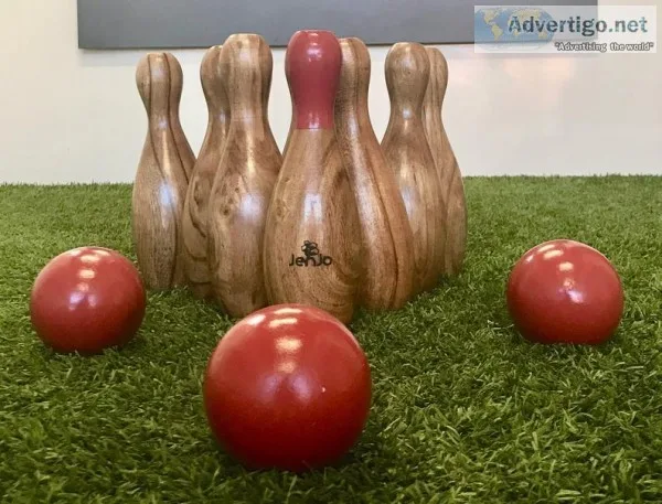 Wooden Skittles  Fun Outdoor Game  Jenjo Games - Australia