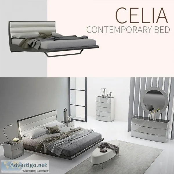 Celia Contemporary Bed