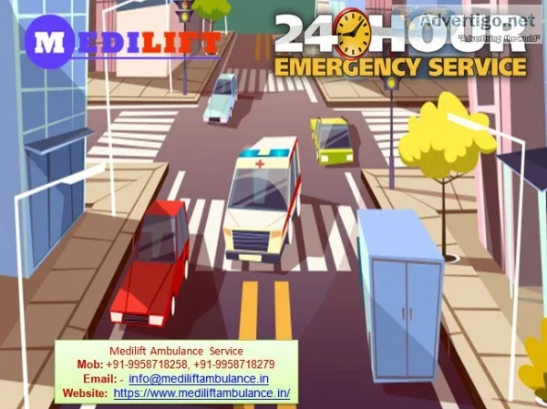 Get Medilift Ambulance Service in Katihar at the Cheapest Cost