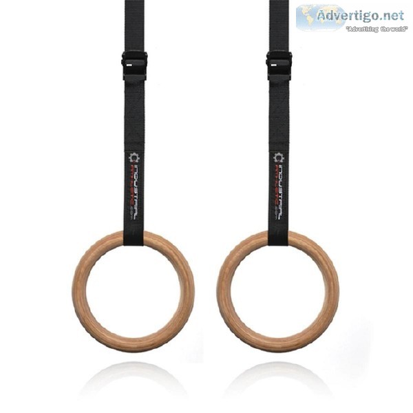 Buy Wooden Elite Gymnastic Rings For Home and Garage Gym