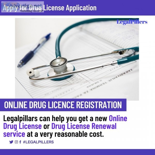 Online drug licence registration