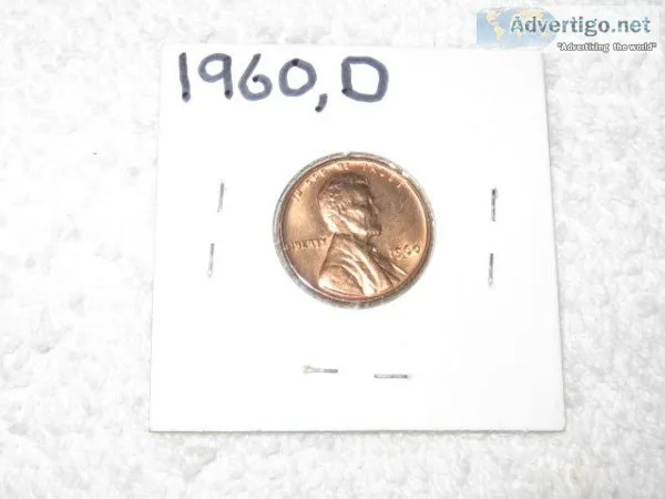 1960 D BU Lincoln Penny