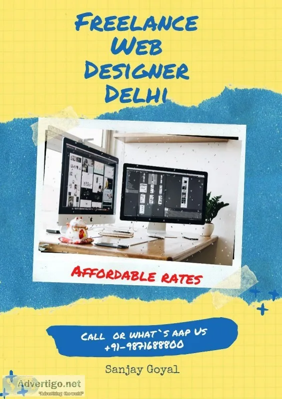 freelance web developer in Delhi