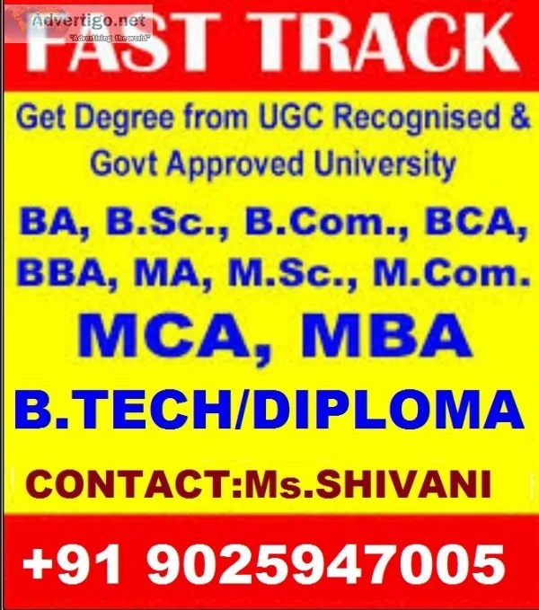 Golden opportunity for working professionals