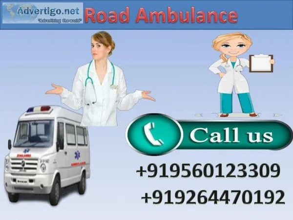 Medivic Finest Road Ambulance Service in Muzaffarpur with Medica