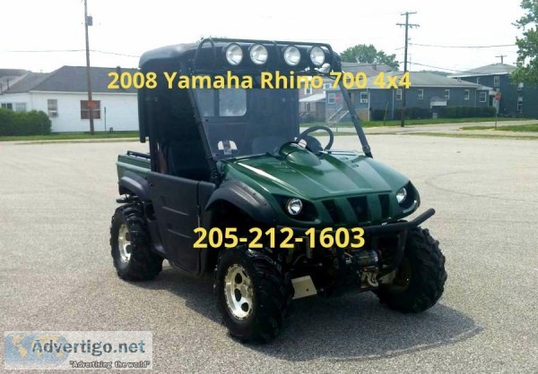  1400 2008 Yamaha Rhino 700 4x4 Side x Side