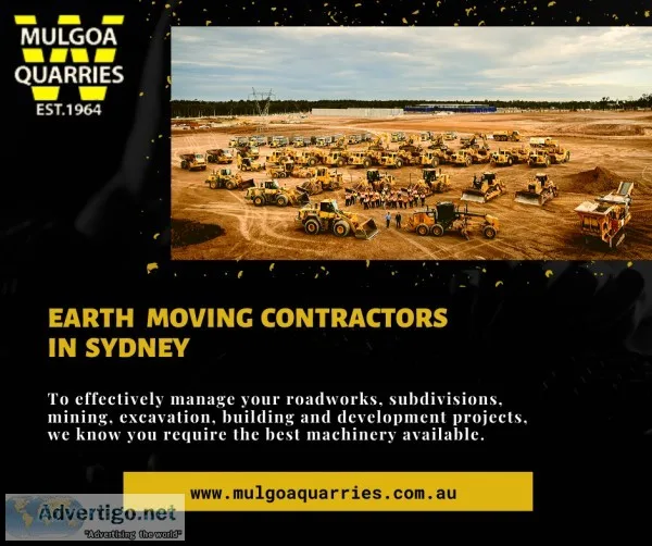 Earth Moving Contractors Sydney - Mulgoa Quarries