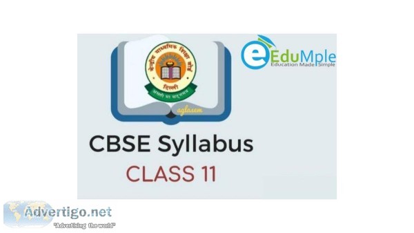 CBSE Class 11 Syllabus