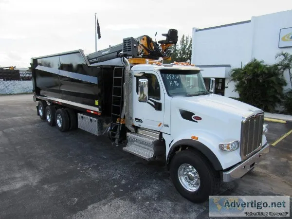 2020 Peterbilt 567 Grapple Truck Stock 672011