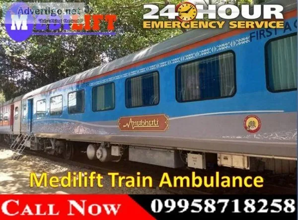 Medilift Train Ambulance in Indore &ndash Get All Kinds of ICU F